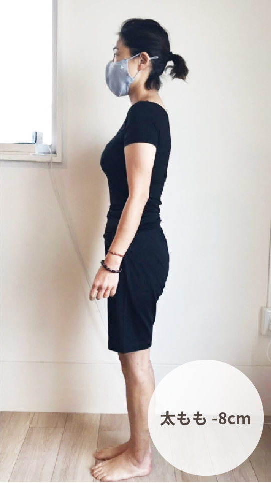 40代/女性トレーニング後サイド