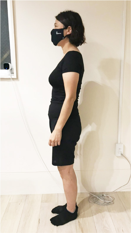 40代/女性トレーニング前サイド